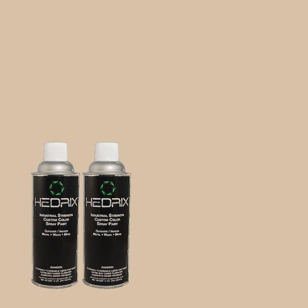Hedrix 11 oz. Match of QE-11 Autumn Haze Gloss Custom Spray Paint (8-Pack)