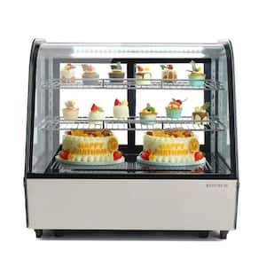 4.2 cu. ft. Commercial Refrigerator Display in Black and Silver