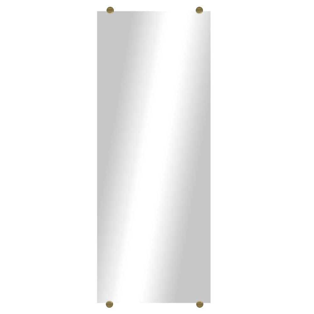 Modern Rustic (20in. W x 58in. H) Frameless Rectangular Beveled Wall Mirror