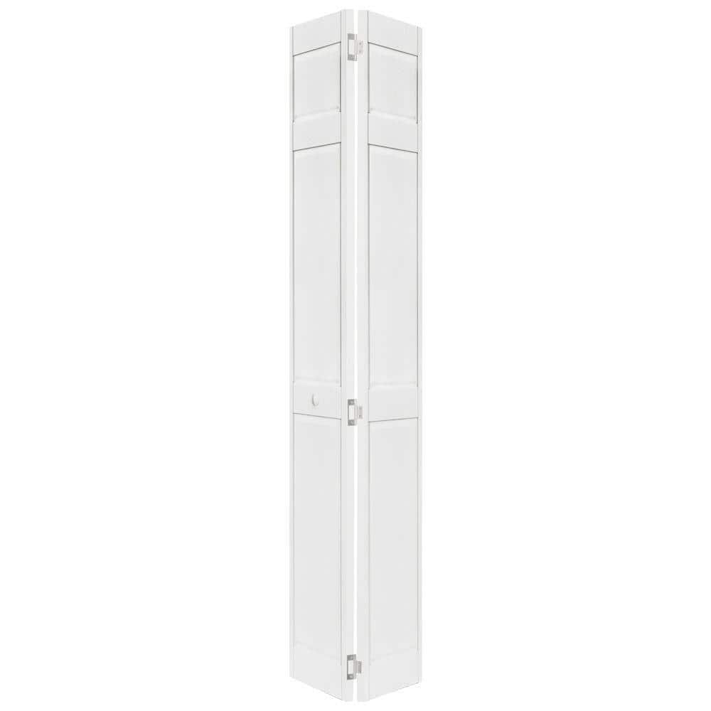 30 in. x 80 in. 6-Panel White PVC Composite Interior Bi-fold Door price history on PriceWatchPro