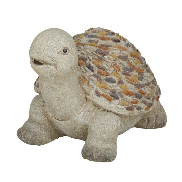 Murtle Little Garden Turtle Statue - Paintable Ceramic Figurines