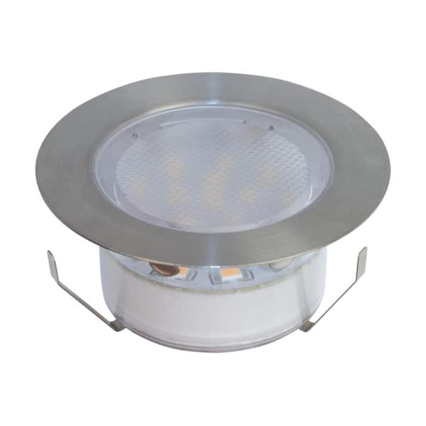 Armacost Lighting Portico 12-Volt Hardwired White Recessed Outdoor LED Light 60 mm Stair Light