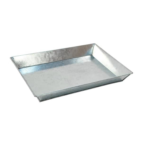 ACHLA DESIGNS 17 in. L Grey Steel Versatile Square Ash Pan