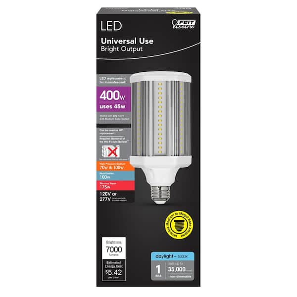 LED Corn Light Bulb 250 Watts E39 Mogul Base 5000K Daylight 35000 offers LM Lamp