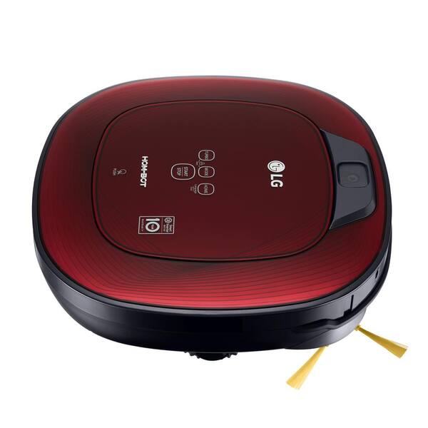 LG R75AIM Roboking Turbo Robot Vacuum Cleaner Slim Design Cordless Ruby Red 