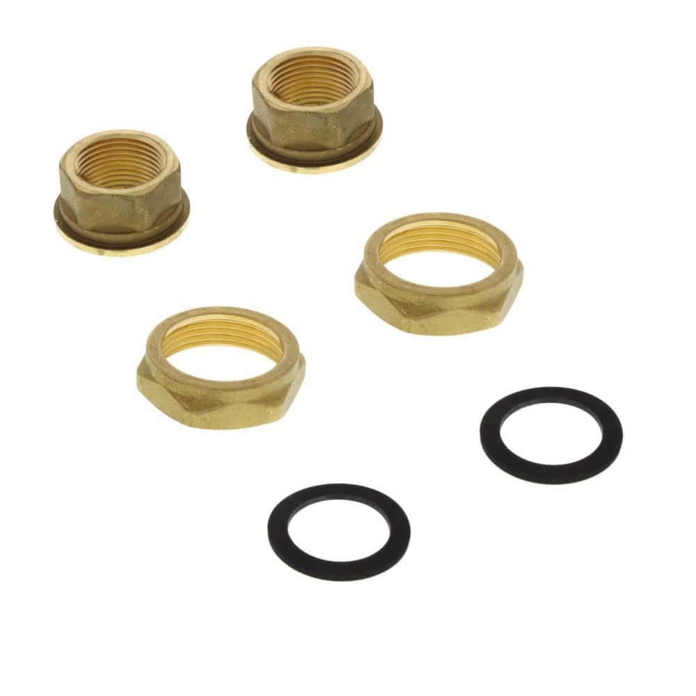 Grundfos 3/4 in. NPT Bronze Half-Union Threaded End Union Set for UP/UPS pumps with GU 125 Union Connection -  529912