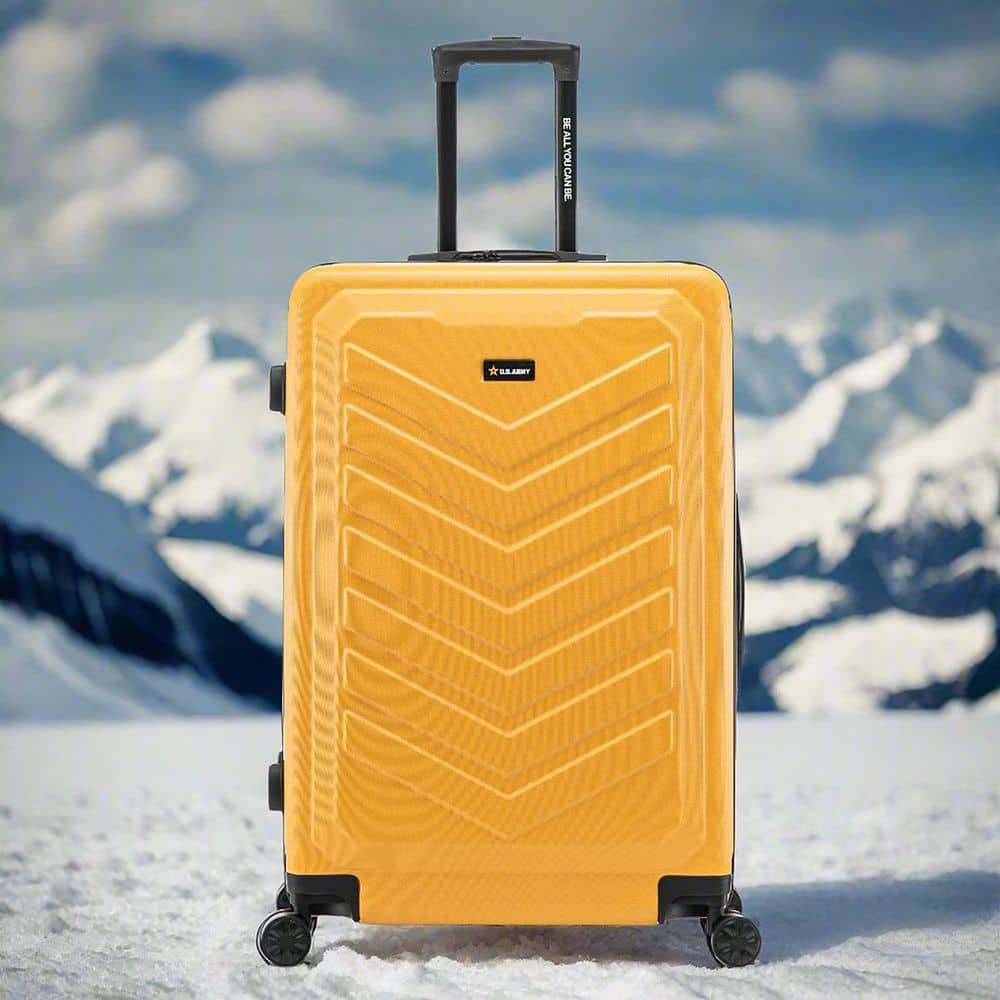 "U.S. ARMY FOX 28"" Large Suitcase Mustard" price history on PriceWatchPro