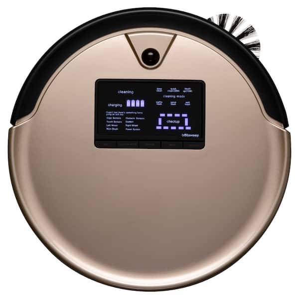 bObsweep PetHair Plus Robotic Vacuum Cleaner and Mop, Champagne