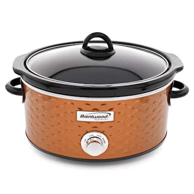 Courant 7.0 qt. Oval Slow Cooker, Stainless Steel MCSC7025ST974 - The Home  Depot