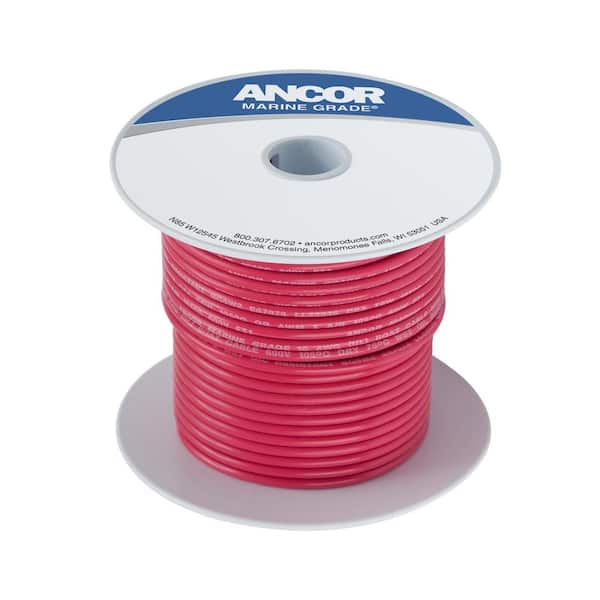 ANCOR RED 25' 6 AWG 