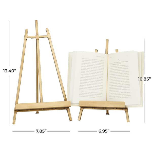  Tripar 6 Gold Painted Square Wire Easel Display Stand for  Plates, Artwork, Picture Frame Plate Stand : Home & Kitchen