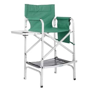 Grass Green Folding Metal Director Beach Chair