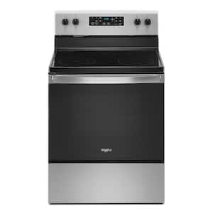 30 in. 5.3 cu. ft. Electric Range with 5-Elements and Frozen Bake Technology in Fingerprint Resistant Stainless Steel