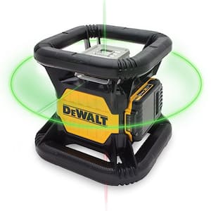 20V MAX Lithium-Ion 250 ft. Green Self-Leveling Rotary Laser Level with 2.0Ah Battery, Charger, and TSTAK Case