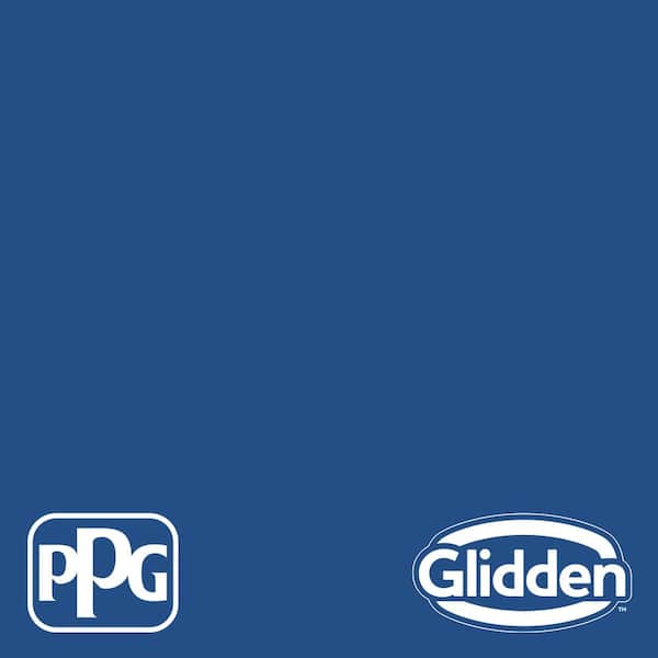 Glidden 8 oz. PPG1161-7 Brilliant Blue Satin Interior Paint Sample