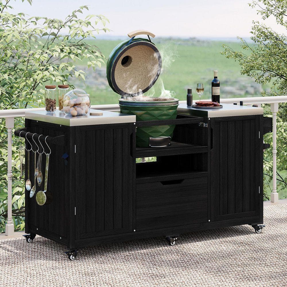 black-kitchen-islands-