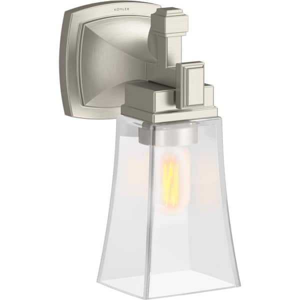 Riff 1-Light Brushed Nickel Wall Sconce