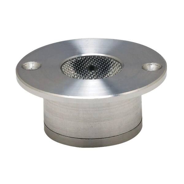 Titan Lighting Cannon Brushed Aluminum Recessed LED Button Light