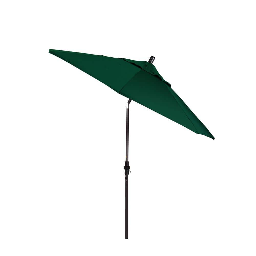 108'' Hunter Green Aluminum Outdoor Market Umbrella