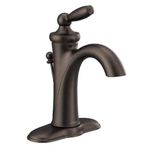 Brantford Single-Handle Single Hole High-Arc Bathroom Faucet in Oil Rubbed Bronze