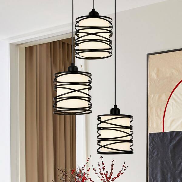 Leeのルームライト Quorum 560-4-59 Lee Boulevard 4 Light 29.5 inch Matte Black