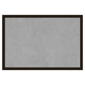 Espresso Brown 38 in. x 26 in. Framed Magnetic Board