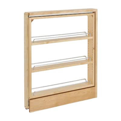  32'' Width Pull Out Drawer Wood Pull Out Tray Roll Out Drawer  Box, Closet Organizer Cabinet Slide Out Shelve, W/ Ball Bearing Sliding  Rails Wood Spacer - DIY (Fit Face Frame