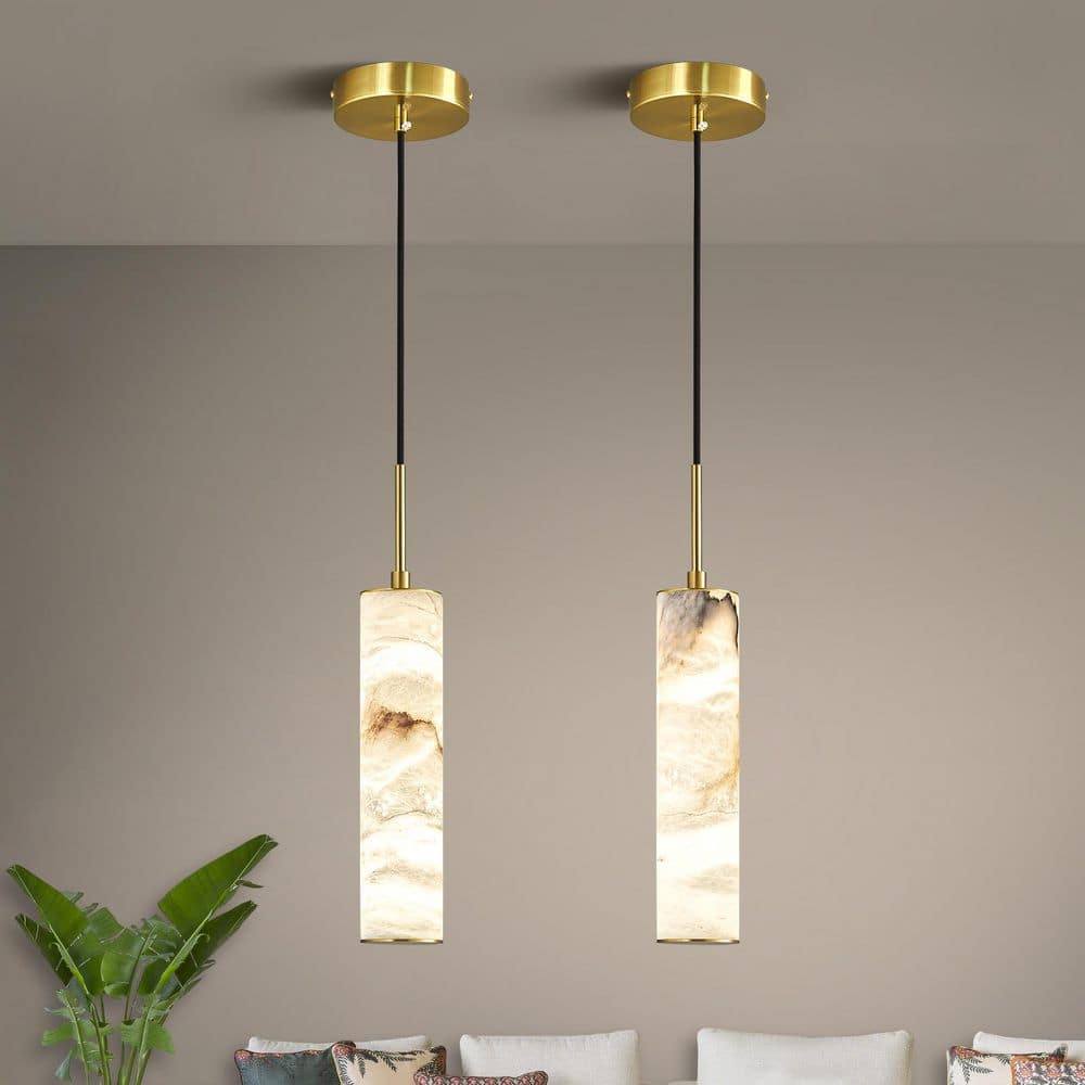 ZHLWIN Home Light 7-Watt 1 Light Modern Gold Integrated LED