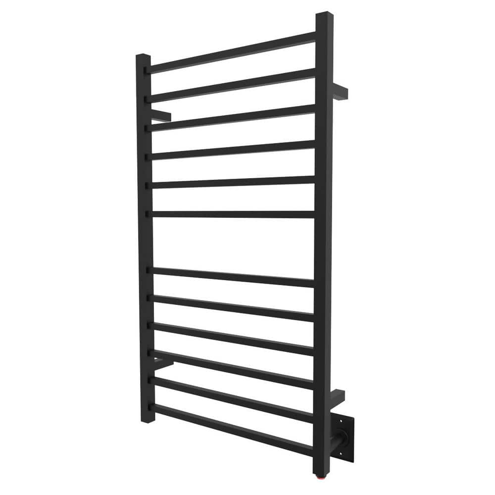 Matte Black Stainless Steel Wall Mounted Towel Warmer