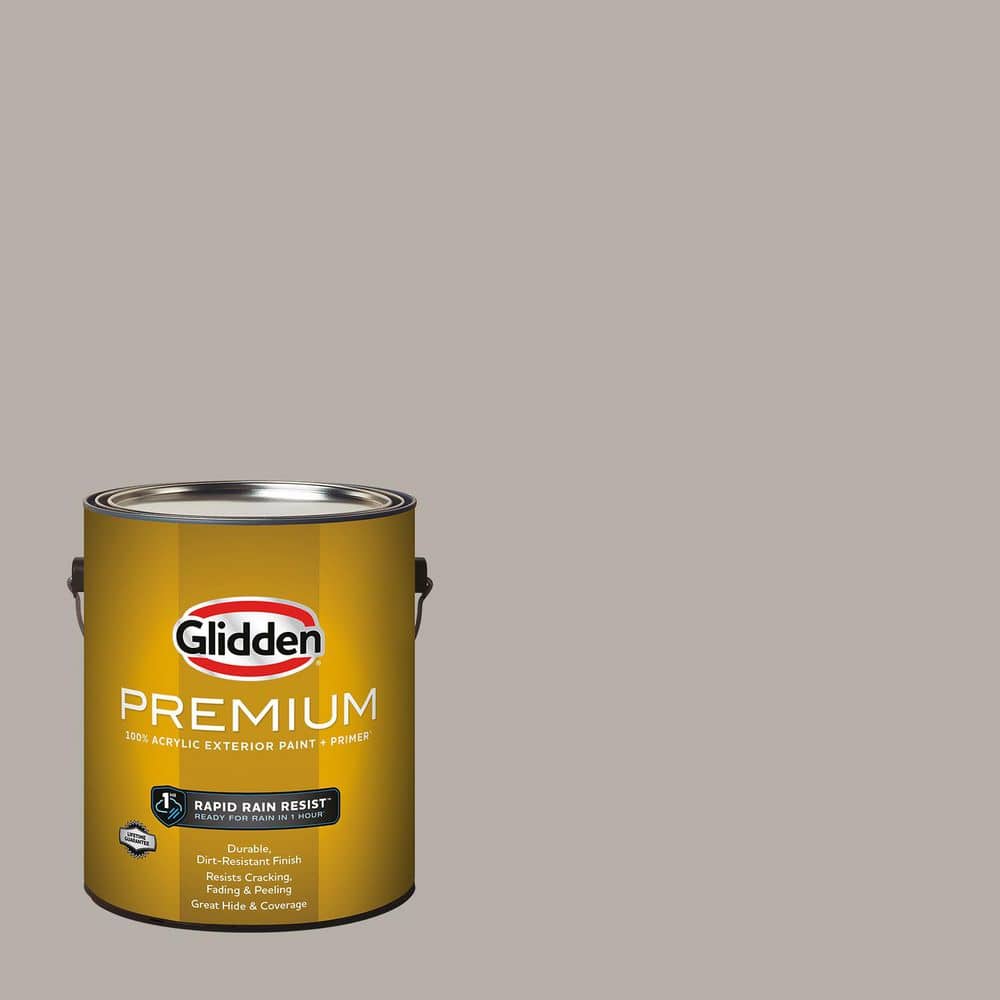 Glidden Premium 1 gal. PPG1006-4 Mercurial Flat Exterior Latex