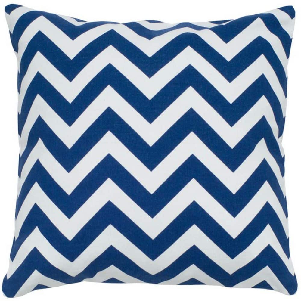 Navy Blue Solid Polyester 18 in. x 18 in. Throw Pillow price history on PriceWatchPro