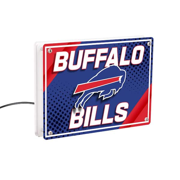 Evergreen Buffalo Bills NFL Football Blue Rectangle Desklite LED Decor