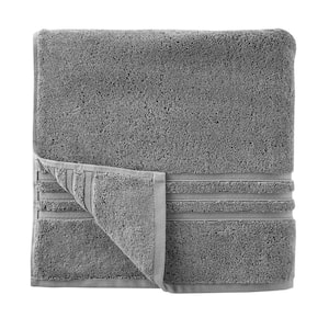 Turkish Cotton Ultra Soft Charcoal Gray Bath Towel