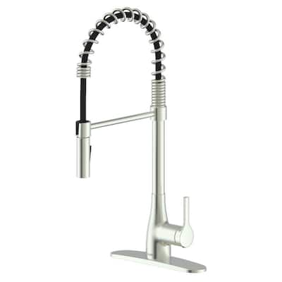 Nickel Kitchen Faucets Kitchen The Home Depot