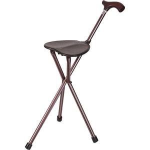 Drive Medical Folding Lightweight Adjustable Height Cane Seat in