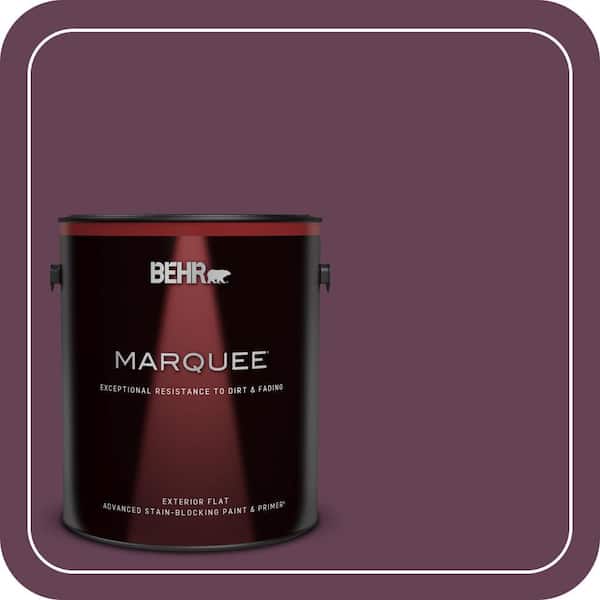 BEHR MARQUEE 1 gal. #S-G-690 Delicious Berry Flat Exterior Paint ...