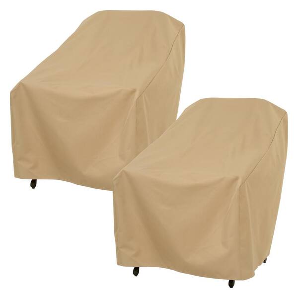 Modern Leisure 27 in. L x 34 in. W x 31 in. H, Khaki Basics Patio Chair