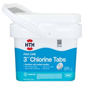 3 in. 25 lbs. Pool Care Chlorine Tablets (Wrapped Tabs) (57 oz. x 7 oz. Tabs)