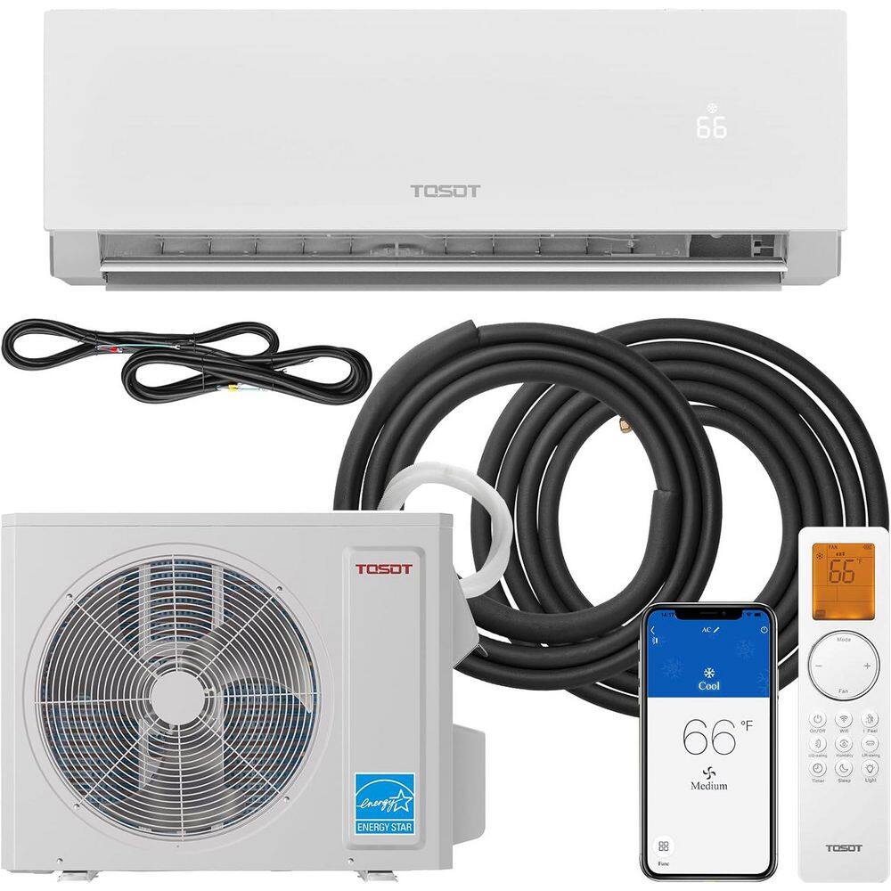 12K BTU 24.5 SEER2 Ductless Inverter Mini-Split Air Conditioner&Heat, WiFi, Support ERV System Add-On, 110-120V, Aoraki price history on PriceWatchPro