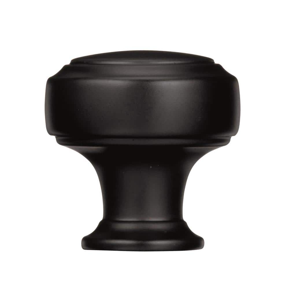 Highland Ridge Black Bronze Round Cabinet Knob with Mounting Hardware