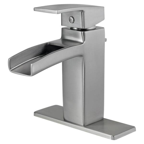 Pfister Kenzo 1-Handle Waterfall Spout Single Hole Bathroom Sink