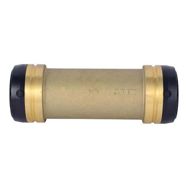 SharkBite 1-1/2 in. Push-to-Connect Brass Slip Coupling Fitting