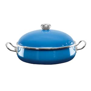 5 qt. Enamel on Steel Casserole Dish in Blue
