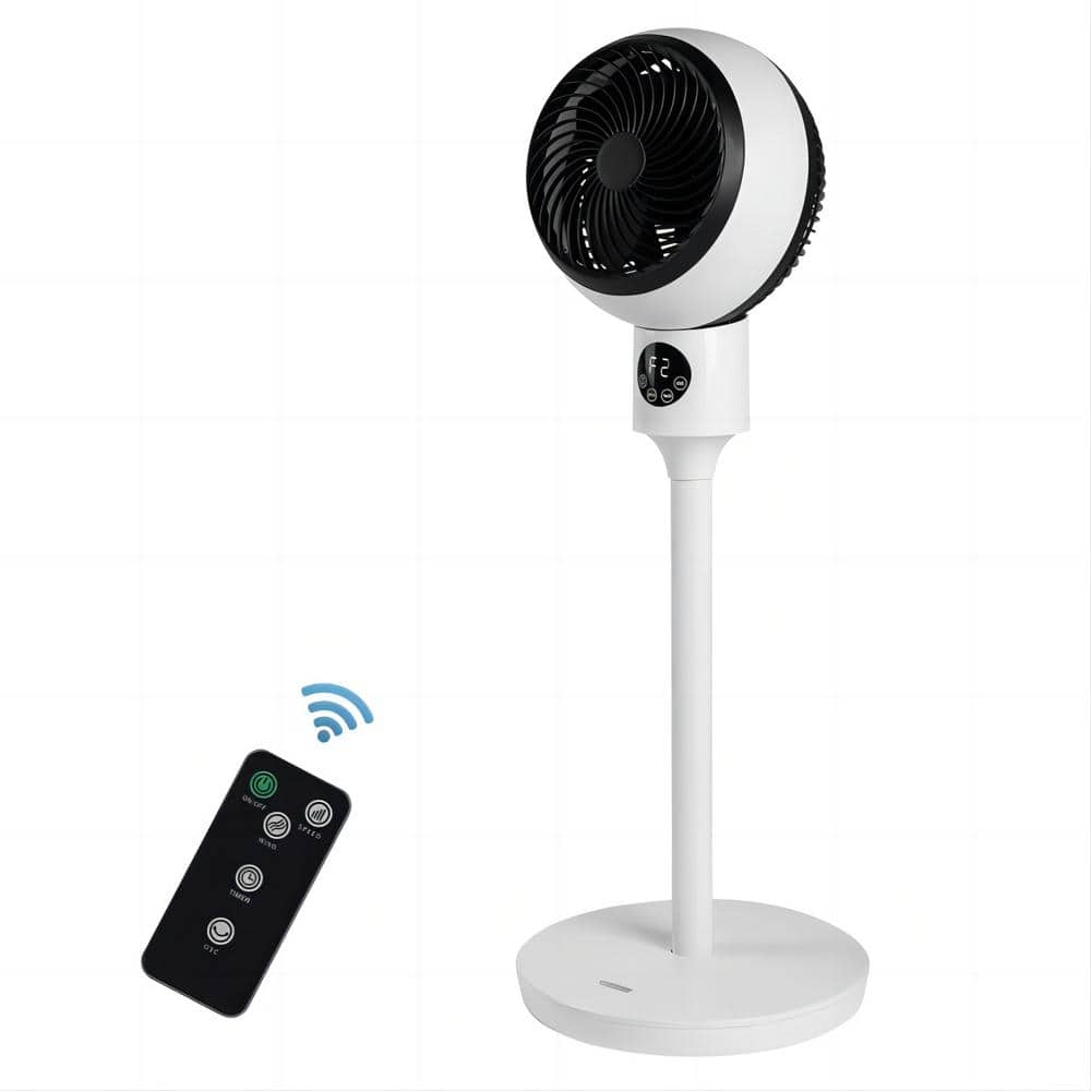 GVODE 7 in. Stand Fan Oscillation 70-degree Pedestal Fan 3 Speeds 15H ...