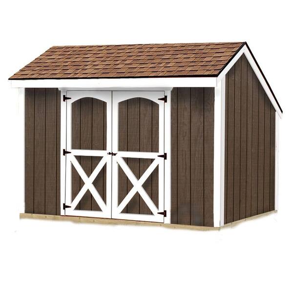 Best Barns Aspen 8 ft. x 10 ft. Wood Storage Shed Kit with Floor