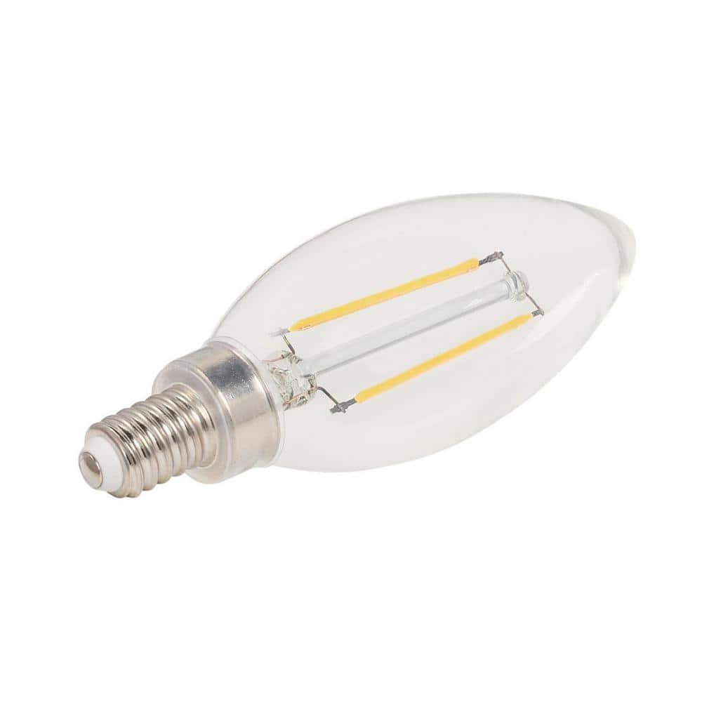 Clear Dimmable LED Candelabra Bulbs, 6-Pack, 2700K
