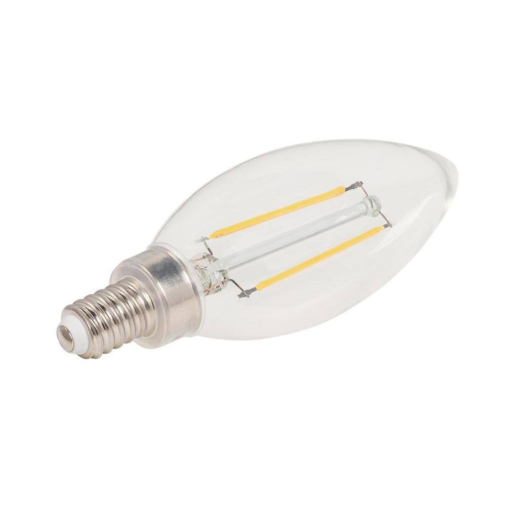 Clear Dimmable LED Candelabra Bulbs, 6-Pack, 2700K