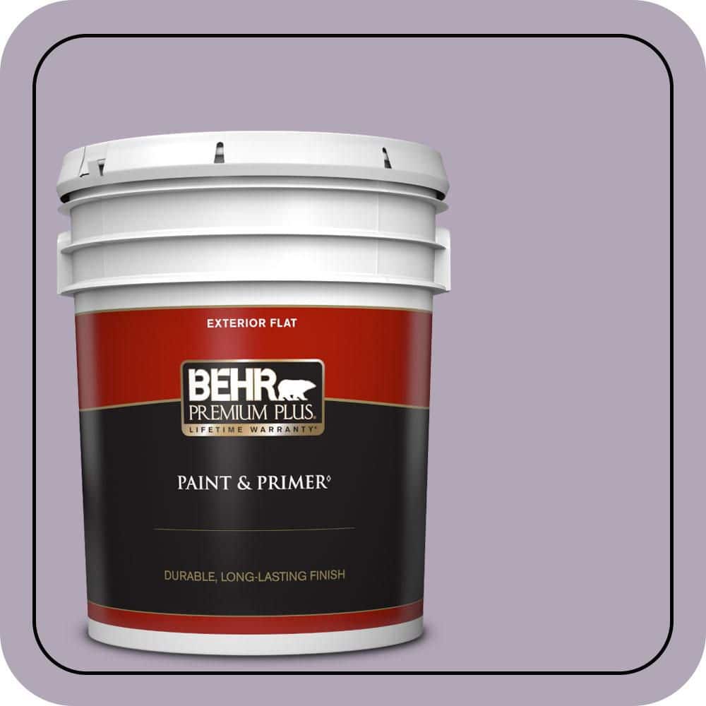 5 gal. #660F-4 Plum Frost Flat Exterior Paint & Primer price history on PriceWatchPro