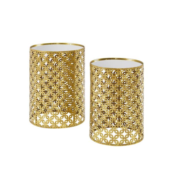 Gentry Round Gold Nested