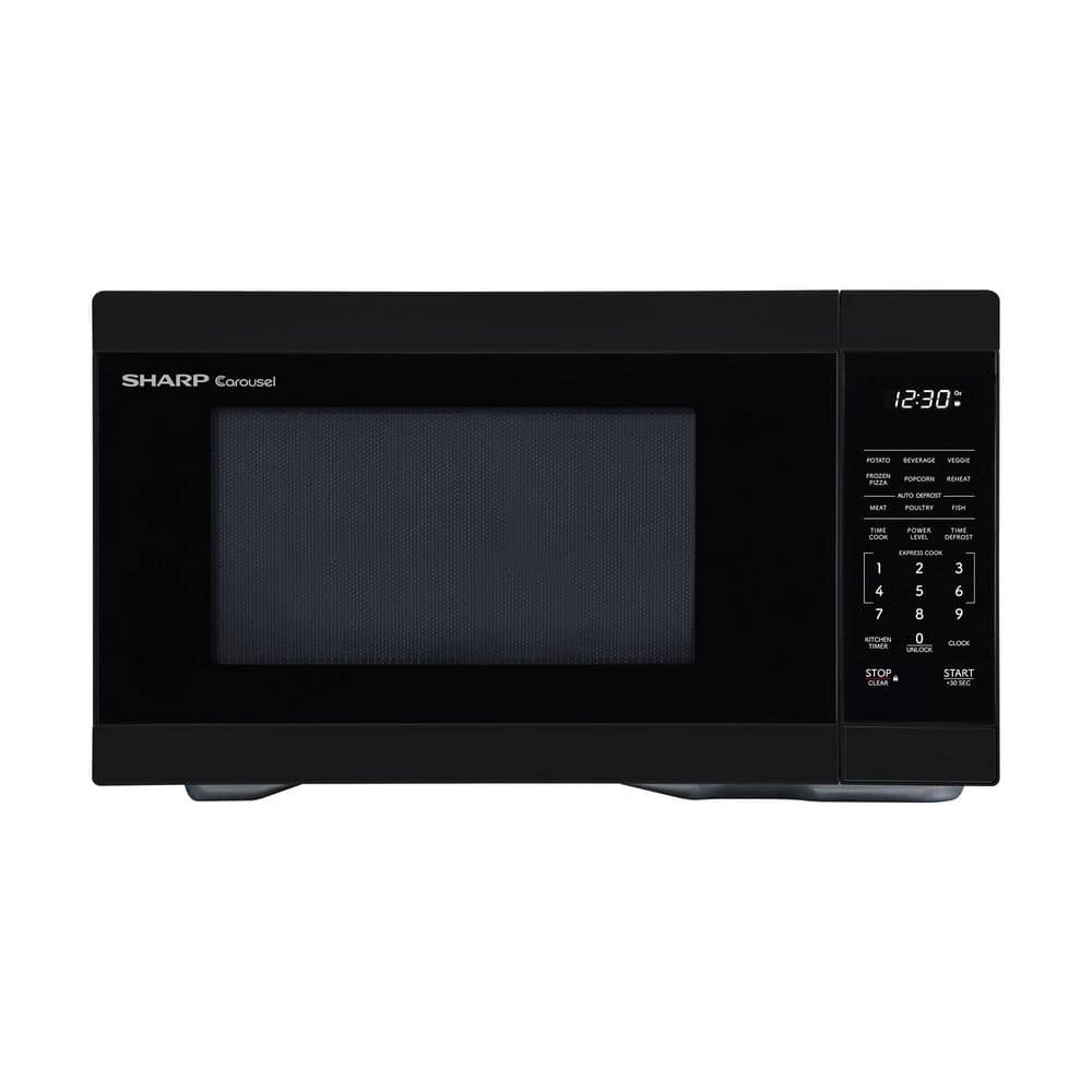 1.1 cu. ft. 1000-Watts Countertop Microwave in Black price history on PriceWatchPro